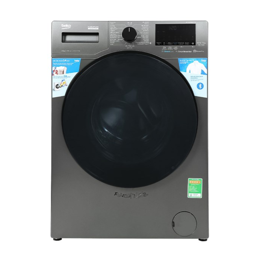 Máy giặt Inverter 10 kg Beko WCV10648XSTM